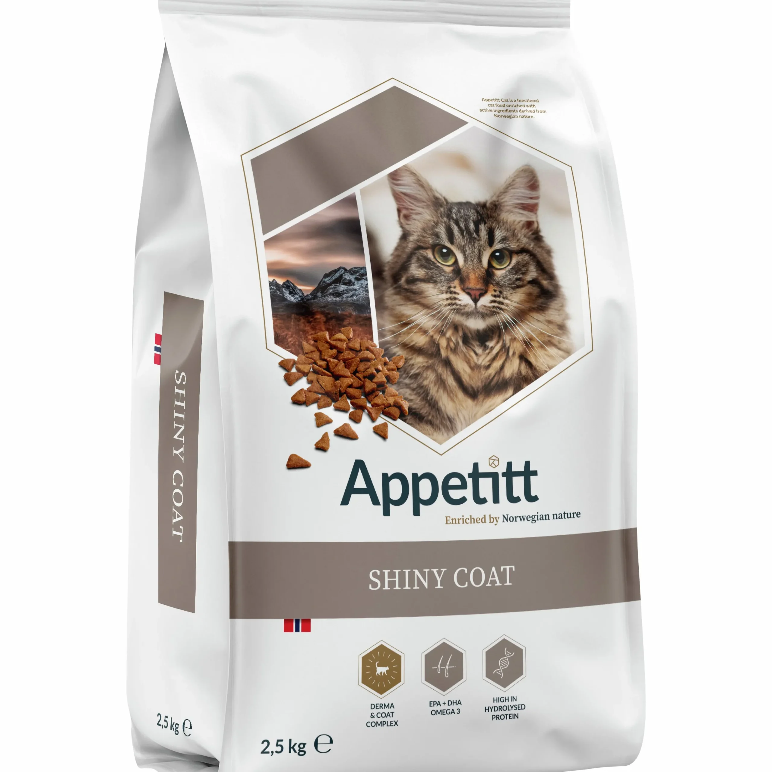 Kattmat Adult Shiny Coat Chicken 2,5kg>Appetitt Outlet