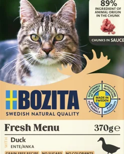 Kattmat Bitar i Sås Anka 370g>Bozita Sale