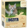 Kattmat Kitten Bitar i sås med Kyckling 370g>Bozita