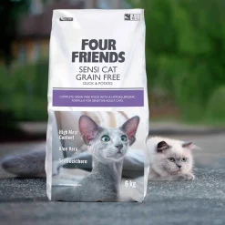 Kattmat Four Friends Adult Sensitive Grainfree Duck 6kg>FourFriends New
