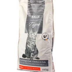 Kattmat Halla Tigra Kattunge & Adult Kyckling/Fisk 10kg>Halla Petfood New