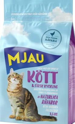 Kattmat Adult Kött & Kyckling 3,5kg>Mjau Discount