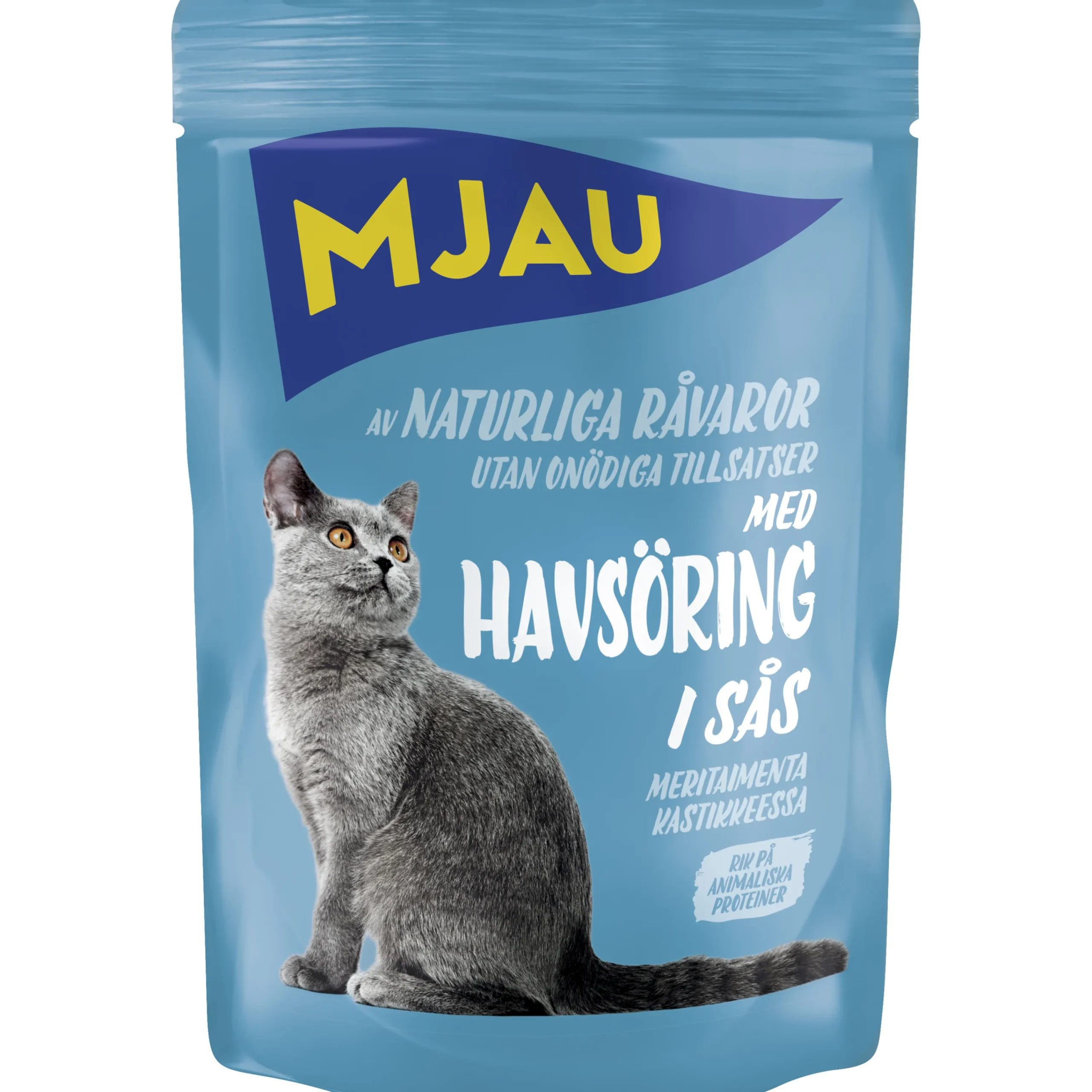Kattmat Adult Megabox Kött/Fisk i sås 48x85g>Mjau Clearance