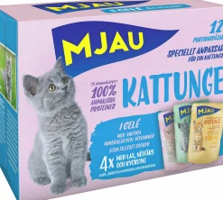 Kattmat Kattunge Menybox Kött/Fisk i gelé 12x85g>Mjau Online