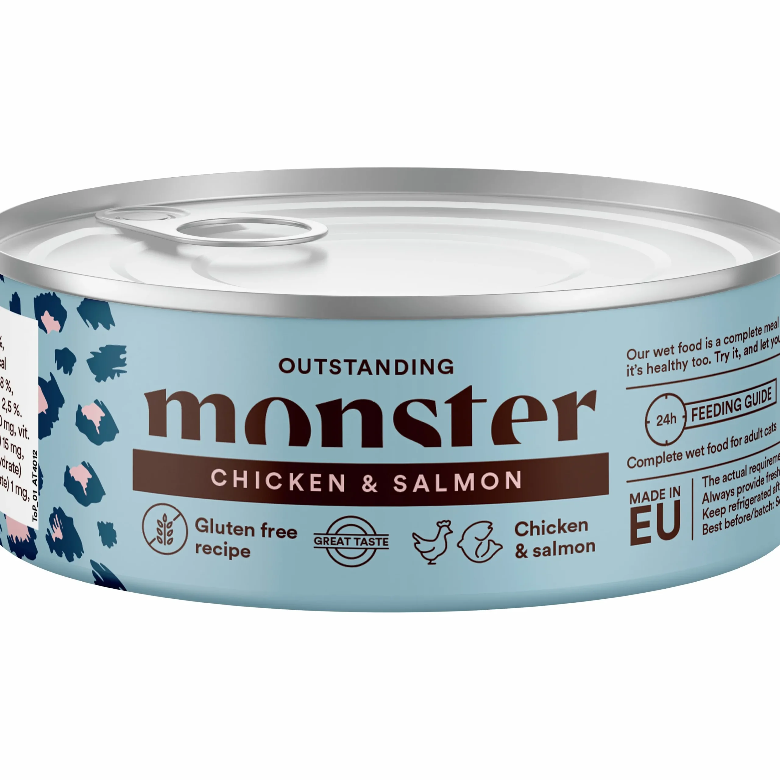 Kattmat Adult Multi Protein Chicken/Salmon 100g>Monster New