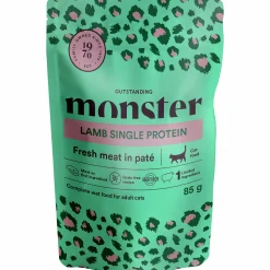 Kattmat Adult Pouches Lamb paté 8x85g>Monster Hot