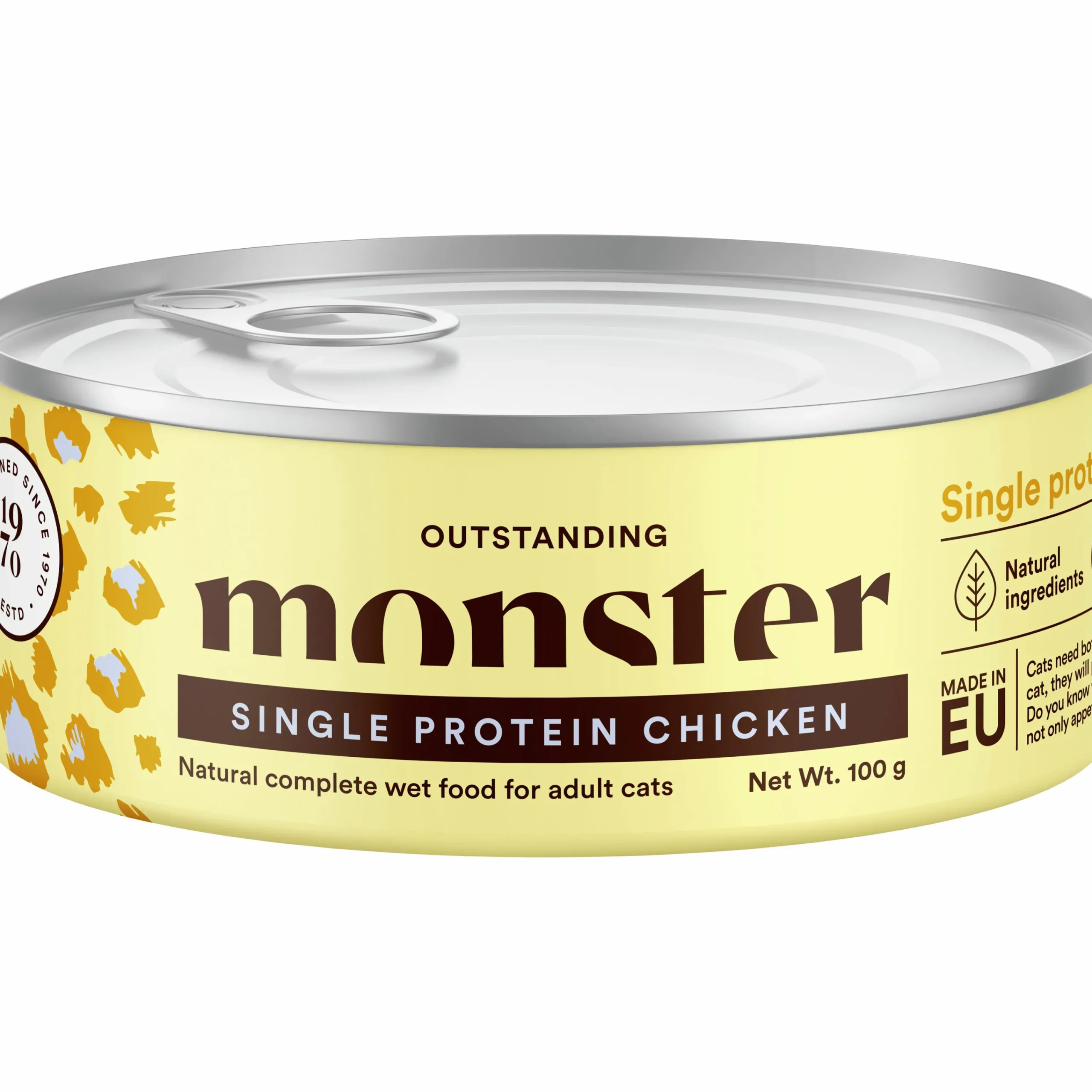 Kattmat Adult Single Protein Chicken 100g>Monster Outlet