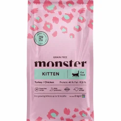 Kattmat Kitten Grainfree Turkey/Chicken 6kg>Monster Sale