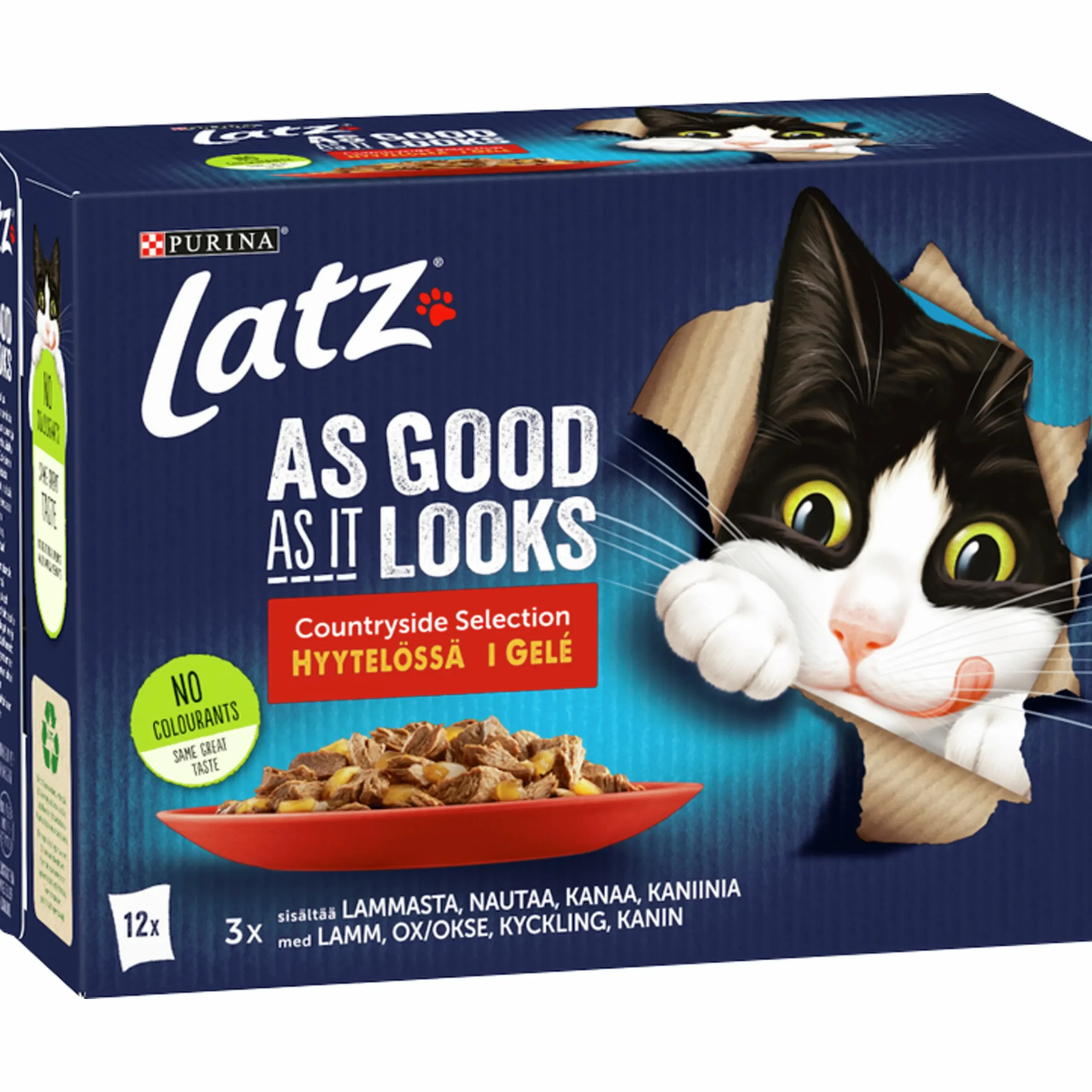 Kattmat Purina As Good As It Looks Kött gelé 12x85g>Latz Outlet