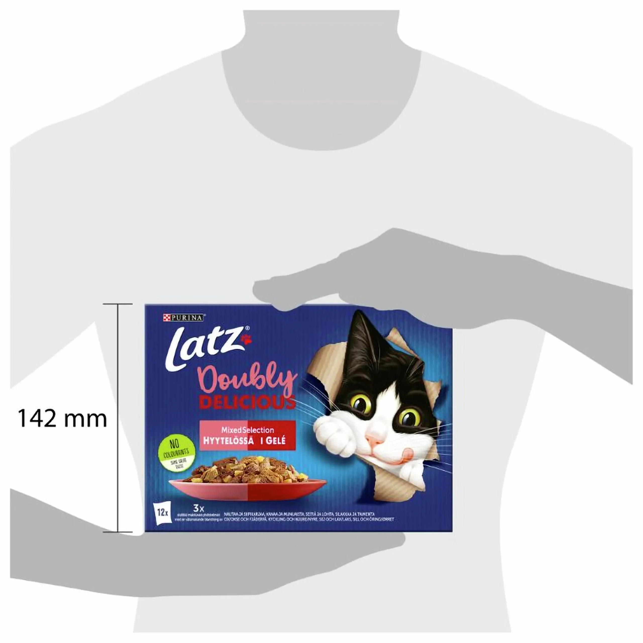 Kattmat Purina As Good As It Looks Mix gelé 12x85g>Latz