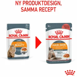 Kattmat Adult Hair & Skin Pouches Gravy Bitar i sås 12x85g><noscript><img width=