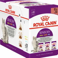 Kattmat Adult Sensory Taste Menybox Gravy Bitar i sås 12x85g>Royal Canin Best