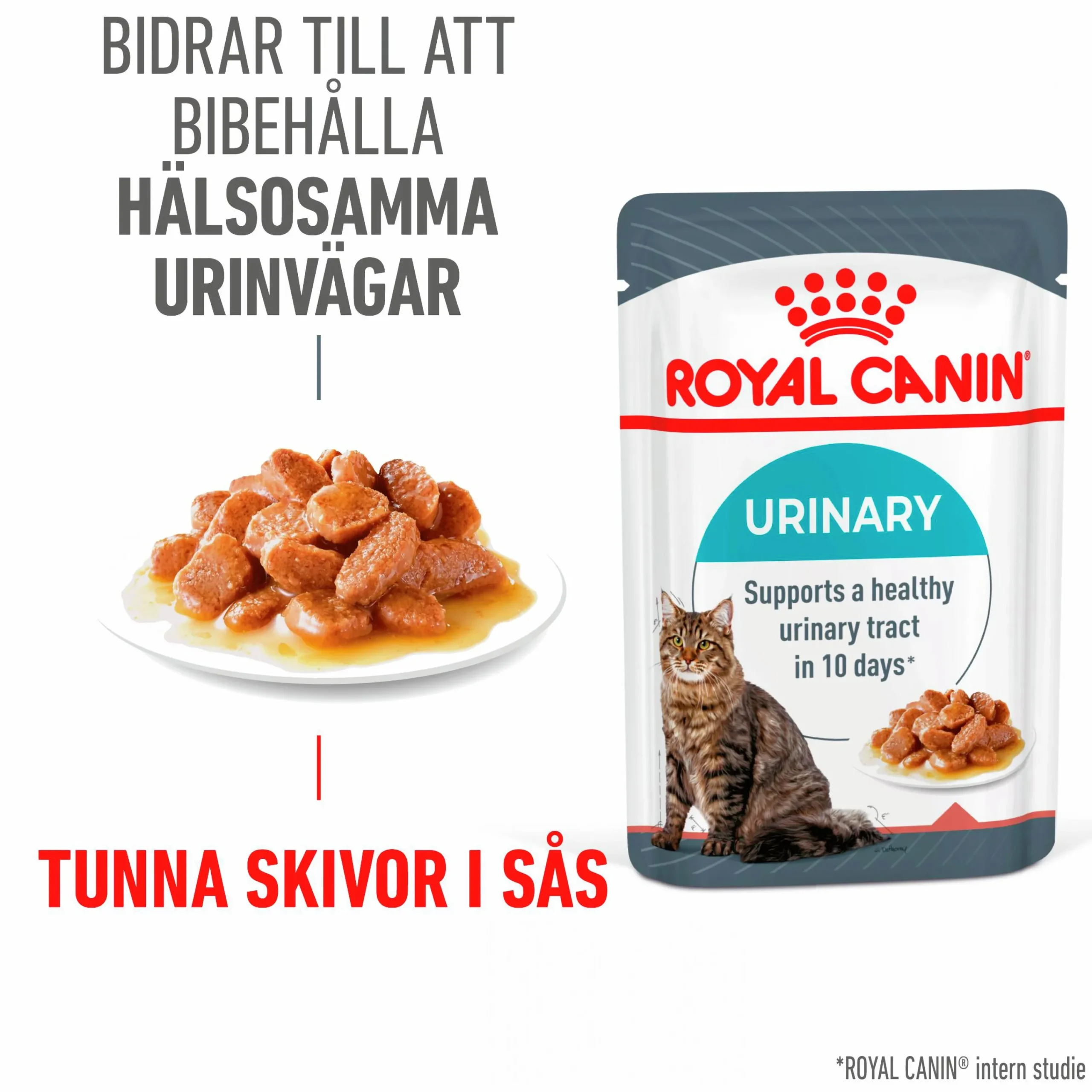 Kattmat Adult Urinary Care Pouches Gravy Bitar i sås 12x85g>Royal Canin Best
