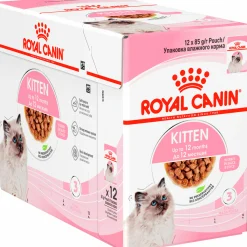 Kattmat Kitten Pouches Gravy Bitar i sås 12x85g><noscript><img width=