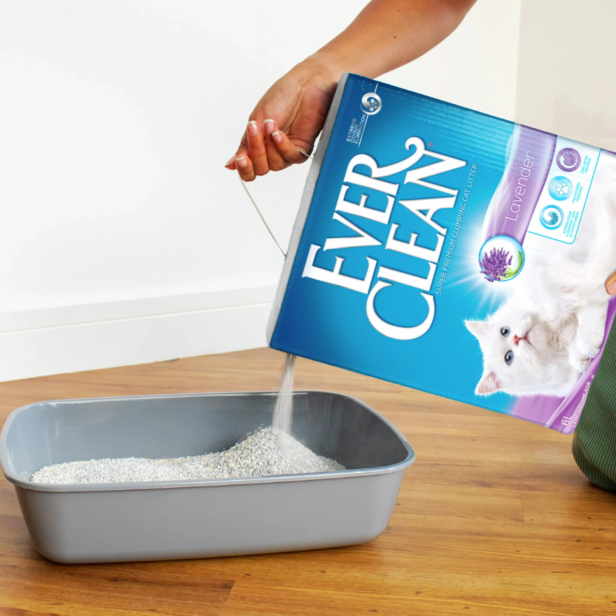 Kattsand Ever Clean Lavendel 6L>EverClean Clearance