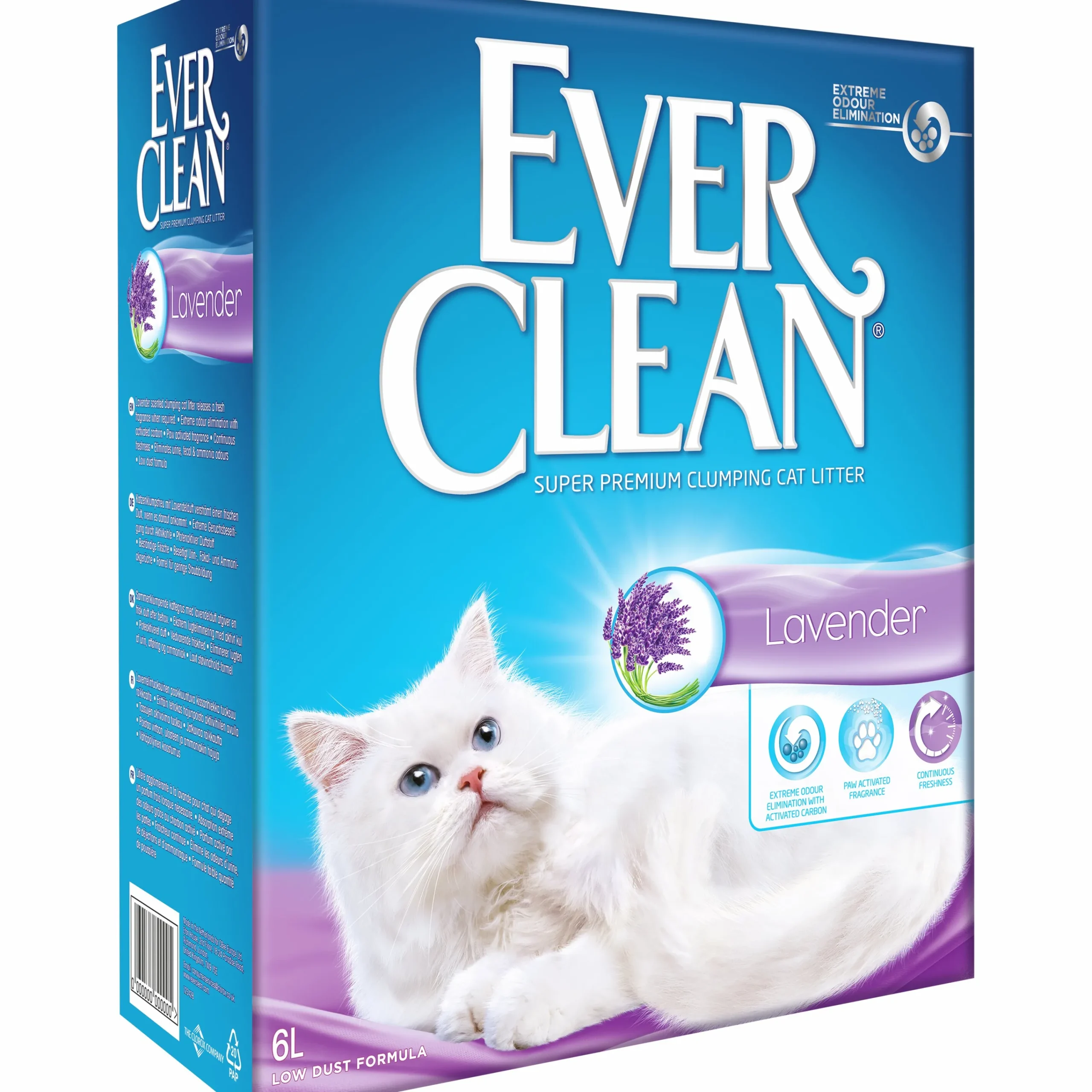 Kattsand Ever Clean Lavendel 6L>EverClean Clearance