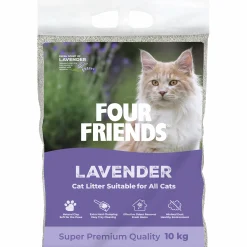 Kattsand Four Friends Lavendel 10kg>FourFriends Online