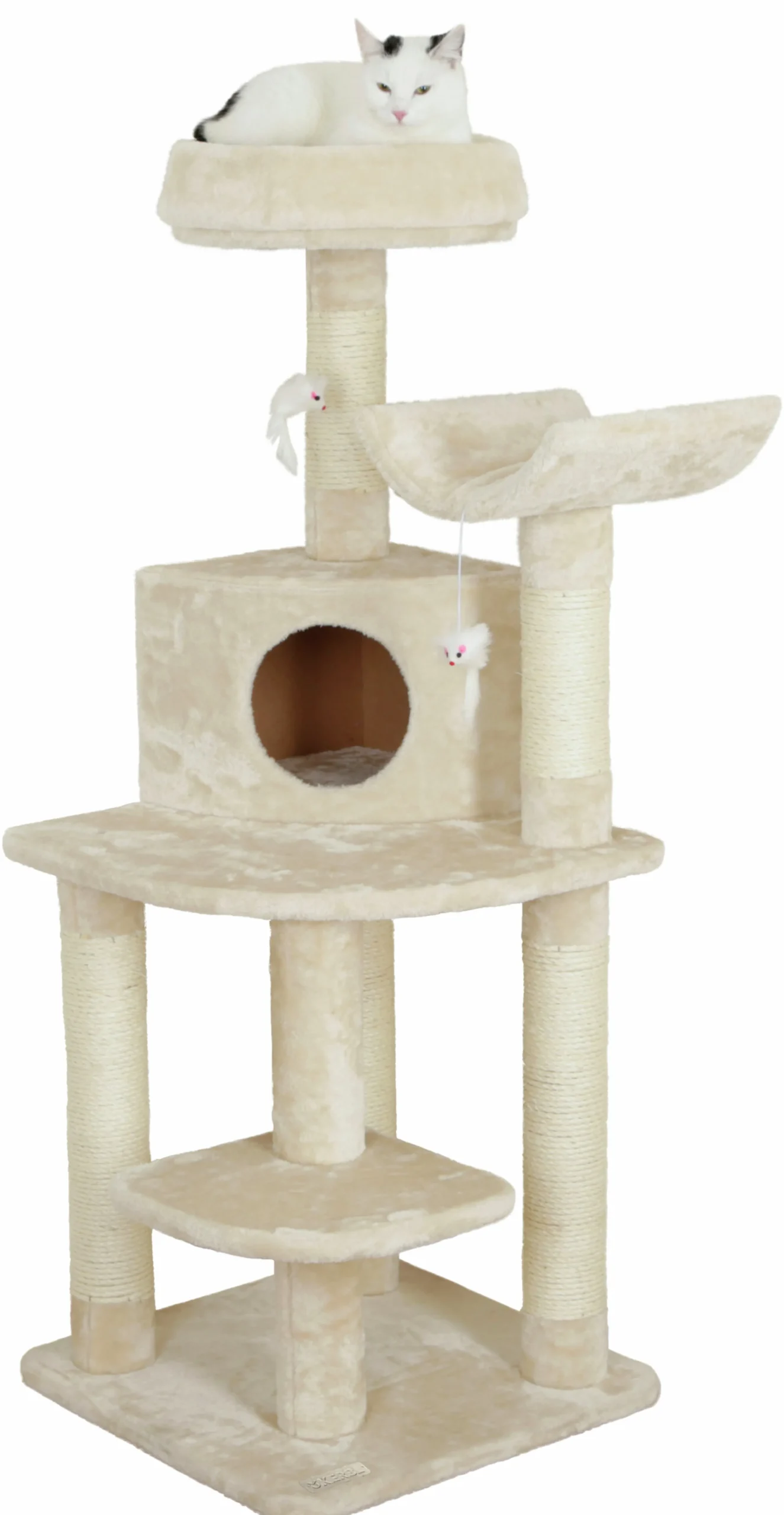 Klösträd Hörna Zirkonia Gräddvit 130cm>Kerbl Sale