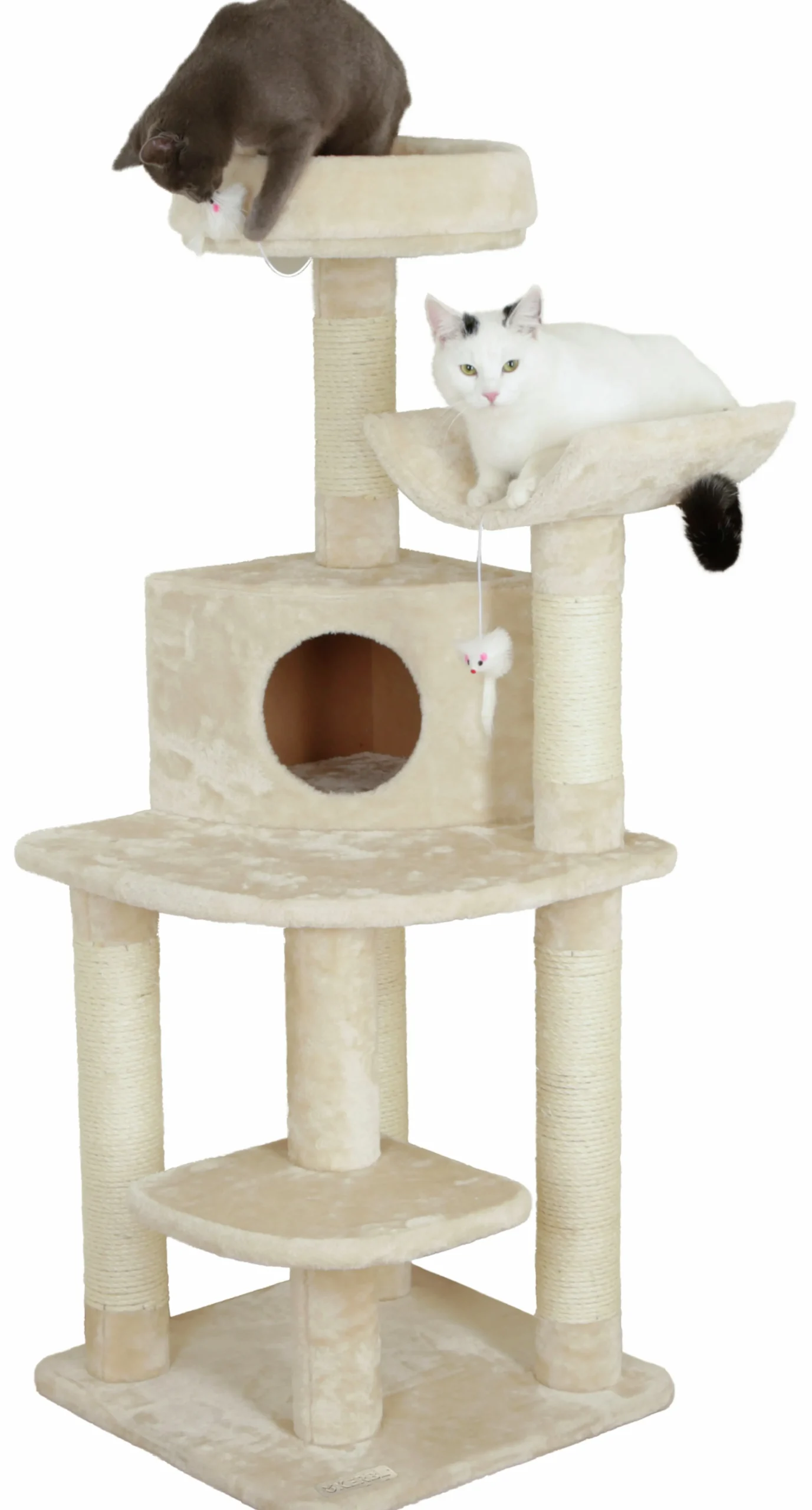 Klösträd Hörna Zirkonia Gräddvit 130cm>Kerbl Sale