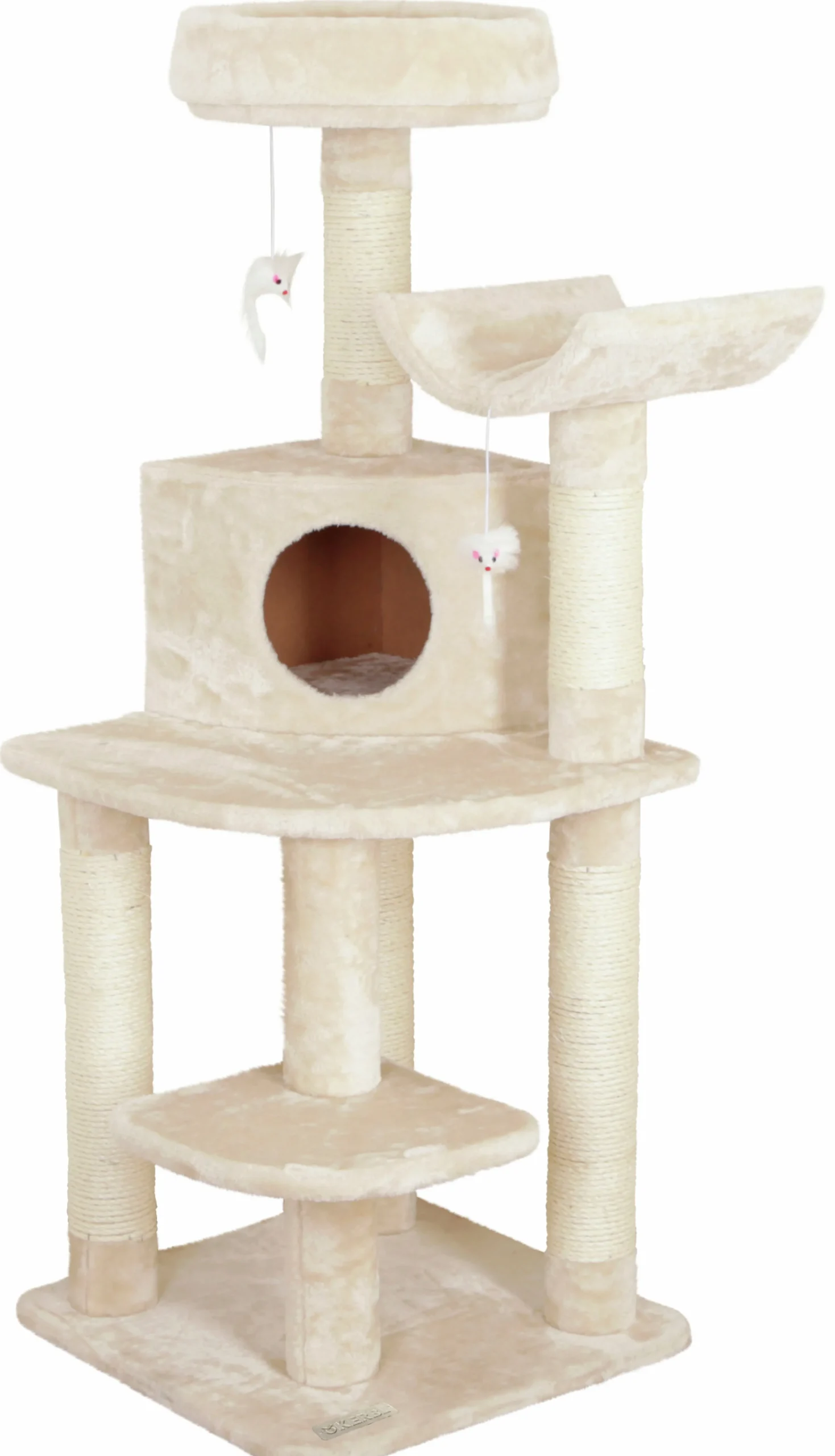 Klösträd Hörna Zirkonia Gräddvit 130cm>Kerbl Sale