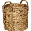 Korg Vattenhyacint Flätade handtag M Ø30x29cm>Granngården Outlet