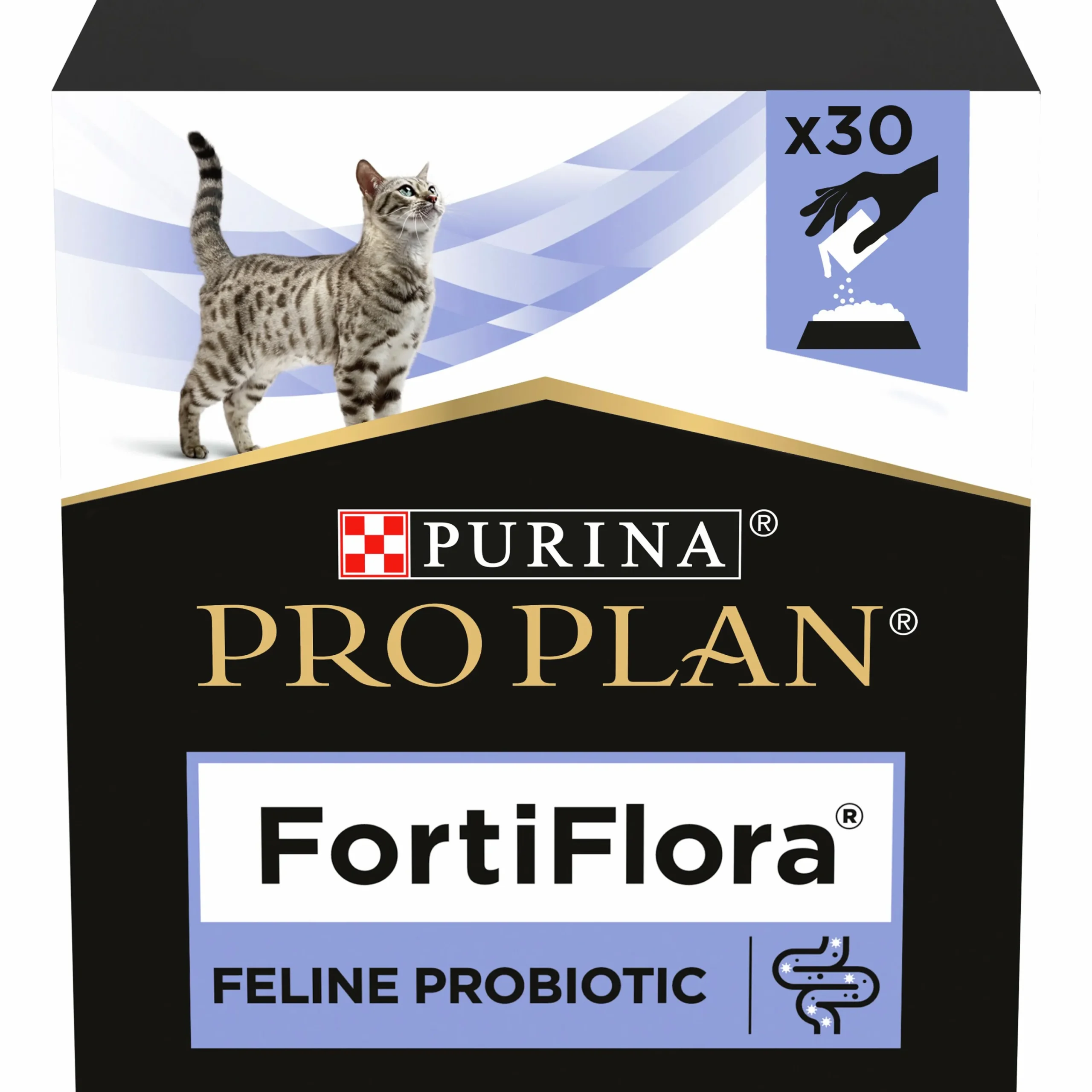 Kosttillskott Pro Plan FortiFlora Katt 30x1g>Purina