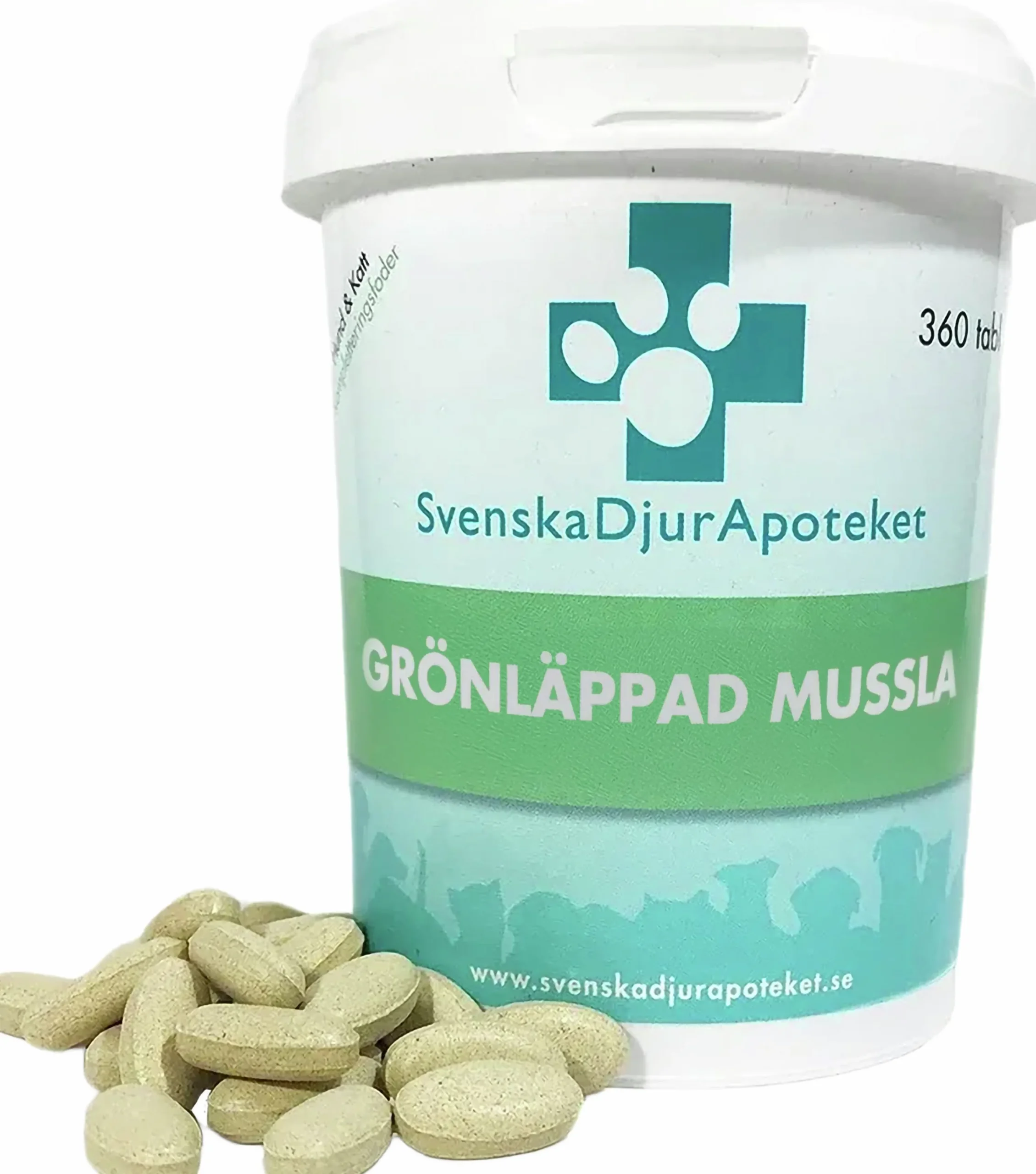 Kosttillskott Grönläppad Mussla 360-p>Svenska DjurApoteket Clearance
