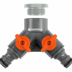 Krankoppling Classic 2-vägskran 1/2"-3/4">Gardena Outlet