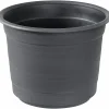 Kruka Epoque Återvunnen plast Svart Ø24cm 6L>Orthex Sale