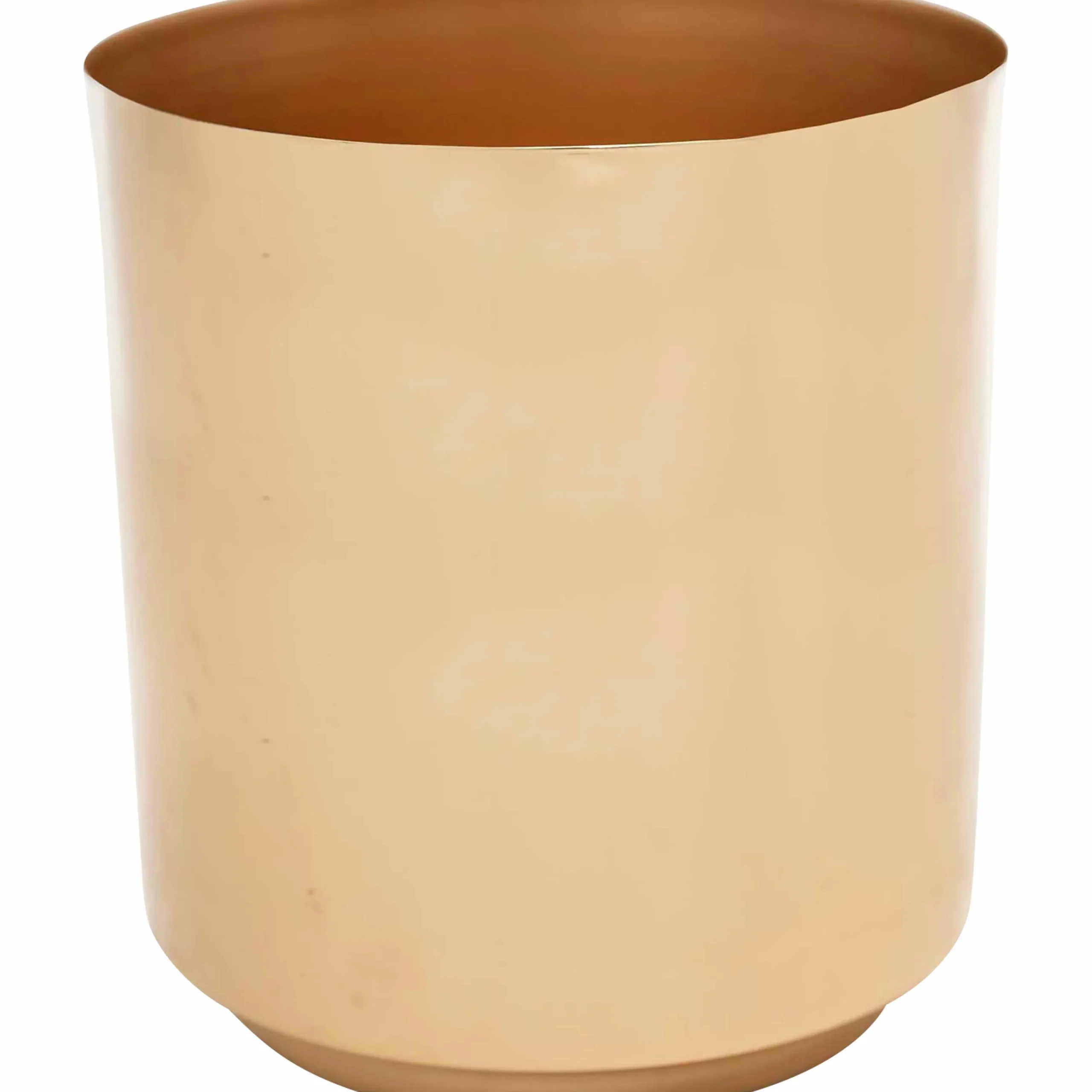 Kruka Cylinder Metall Guld Ø14,5cm>Zeline New