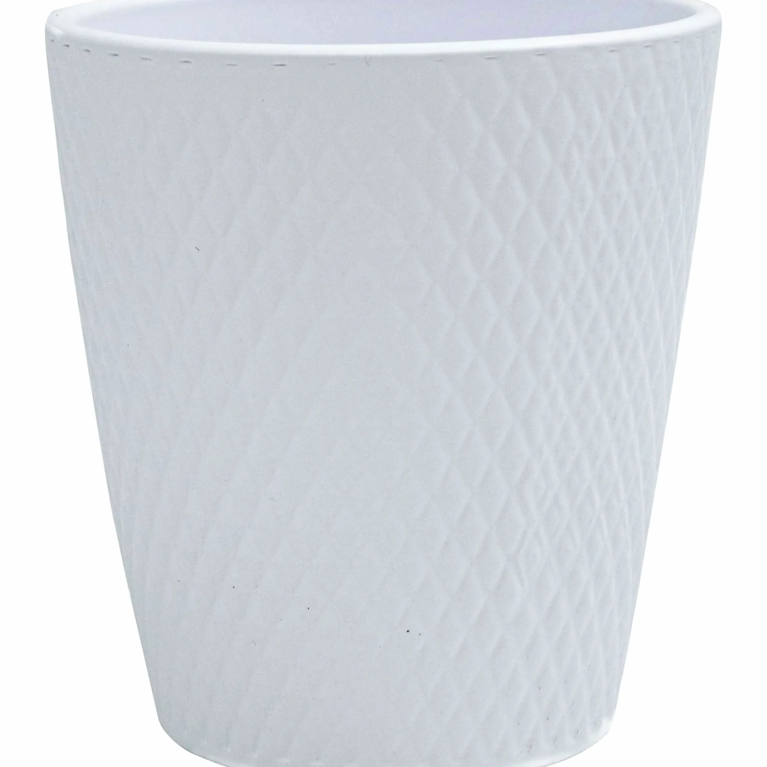 Kruka Harlekin Matt Vit Ø14cm>Zeline Outlet