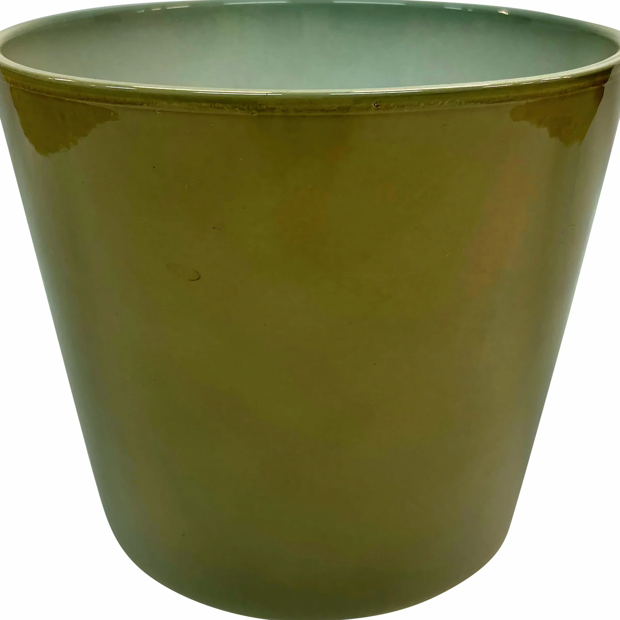 Kruka Konisk Grön lasyr Ø19cm>Zeline Hot