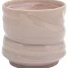 Kruka Svarvad Rosa Ø13,5cm höjd 13cm>Zeline Online