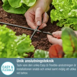 Krysskoppling MicroDrip 3/16