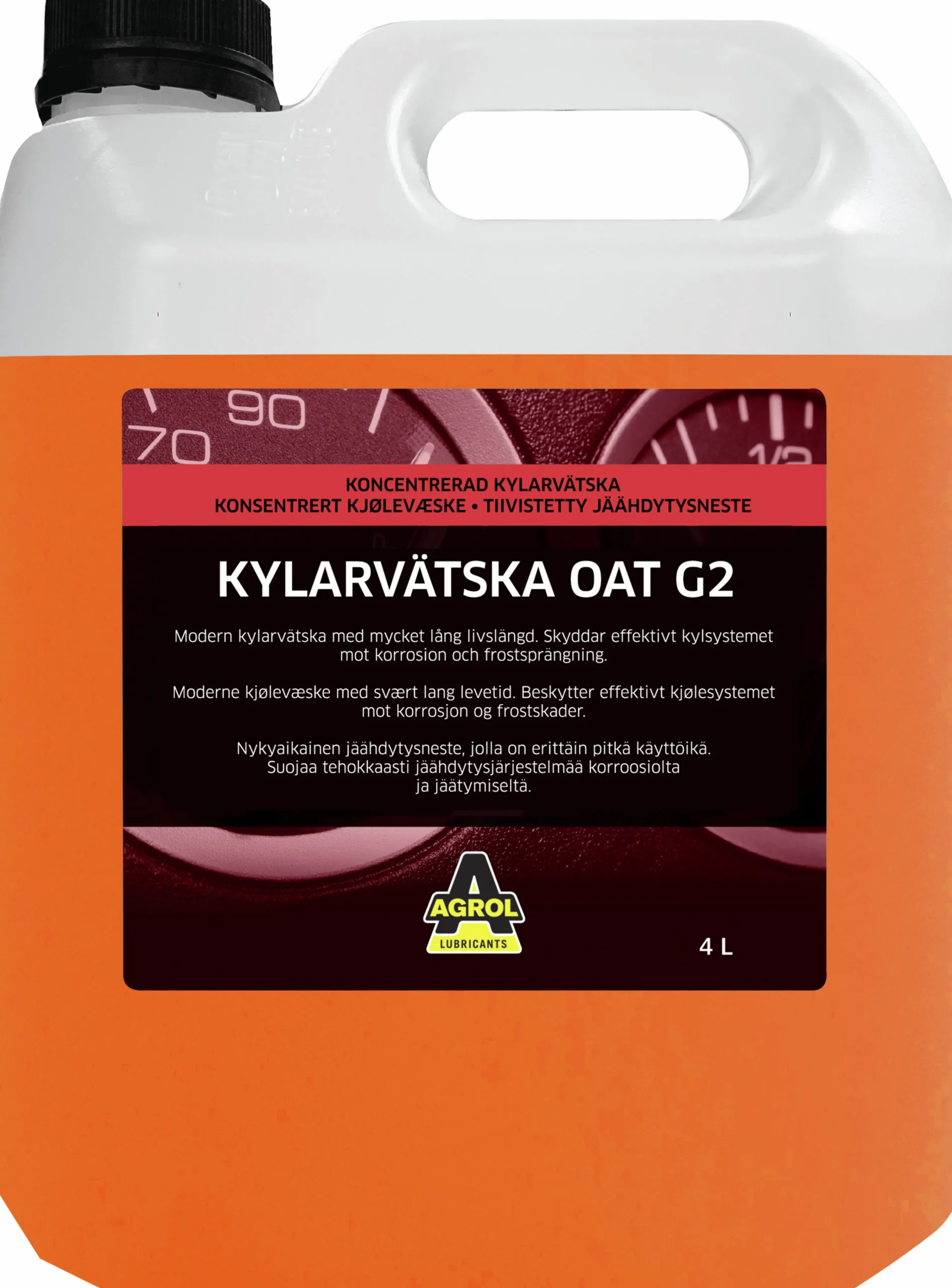 Kylarvätska Coolant OAT G2 Koncentrerad>Agrol