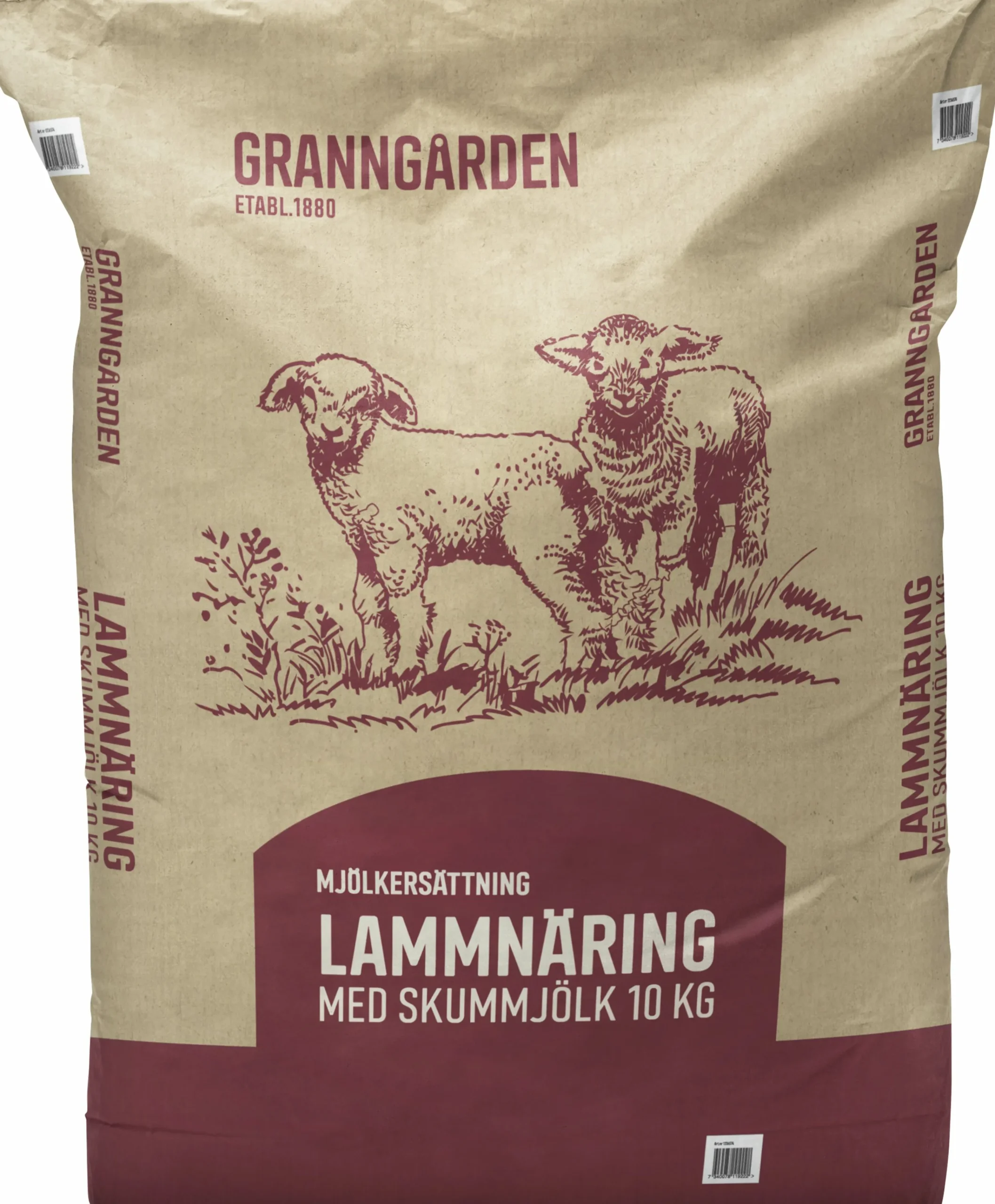 Lammnäring Skummjölk 10kg>Granngården Discount