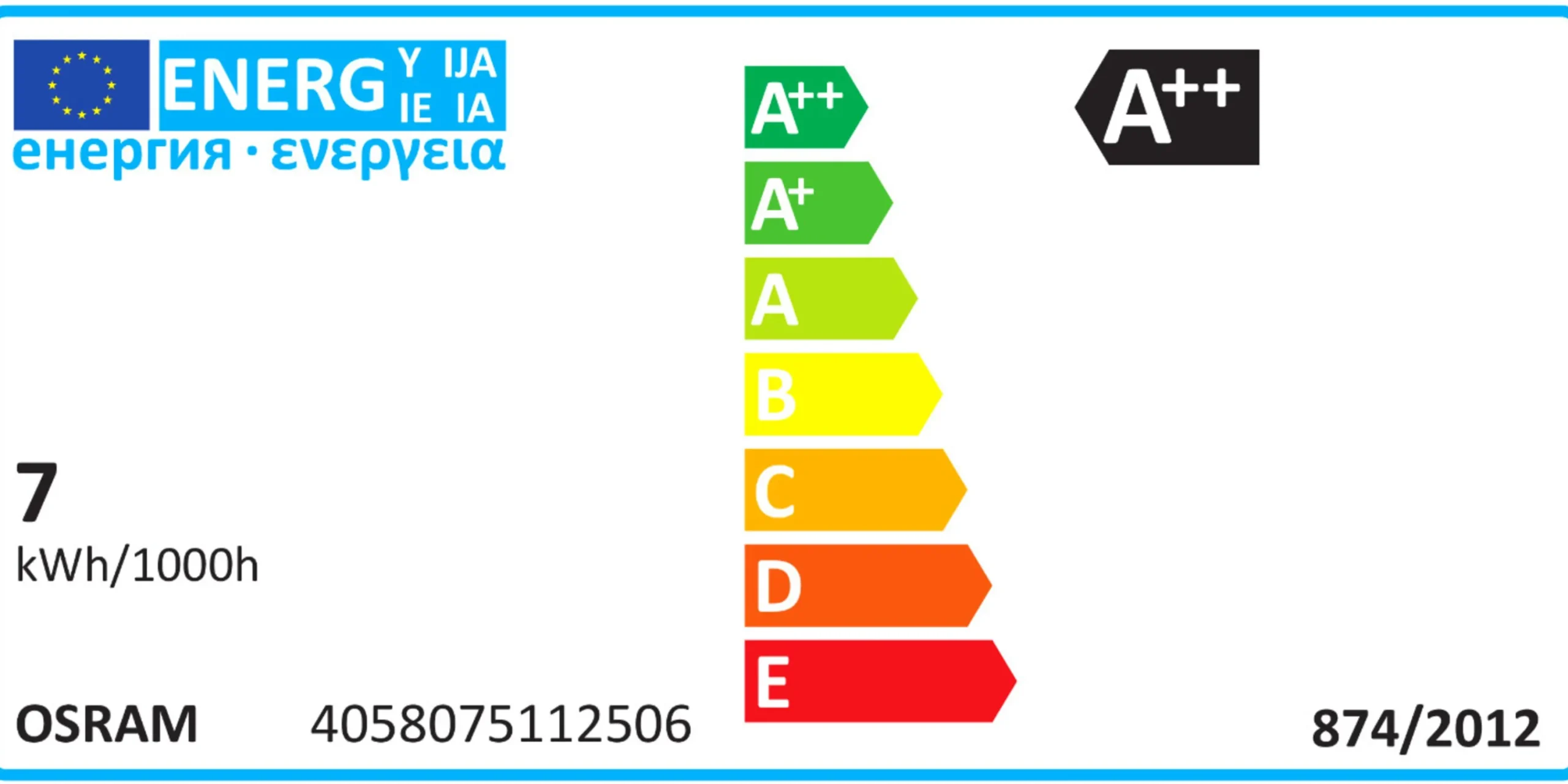 LED-lampa E27 60W>Osram Hot