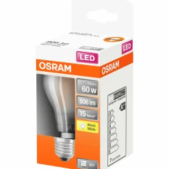 LED-lampa E27 60W><noscript><img width=