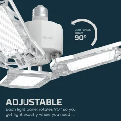 LED-lampa NEBO Vinklingsbar 6000 lumen>PTX Pro
