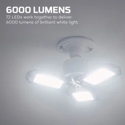 LED-lampa NEBO Vinklingsbar 6000 lumen><noscript><img width=