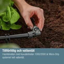 L-koppling MicroDrip 1/2