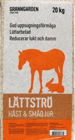 Lättströ Hampa Häst & Smådjur 20kg>Granngården Online
