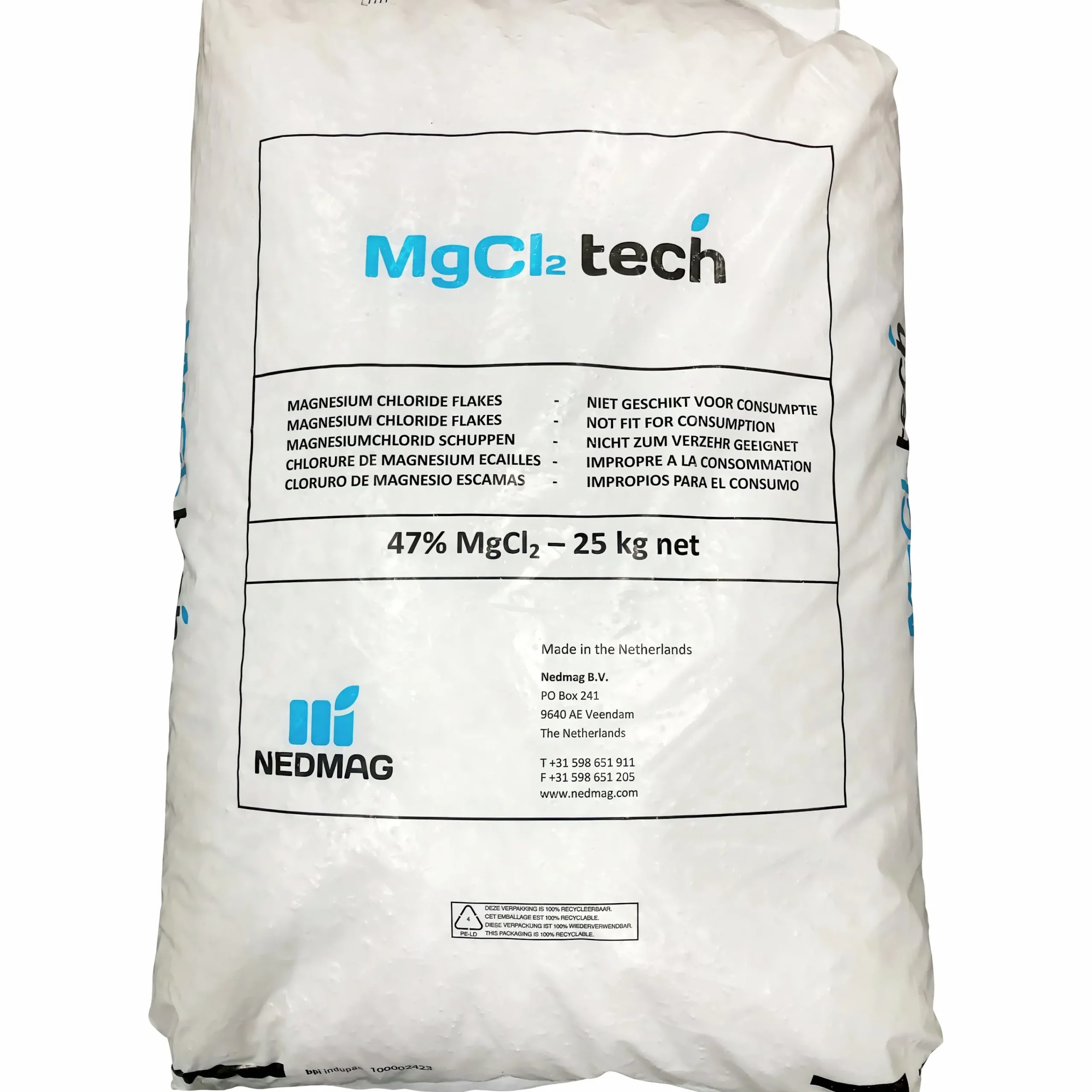 Magnesiumklorid 47% 25kg>MgCl2tech New