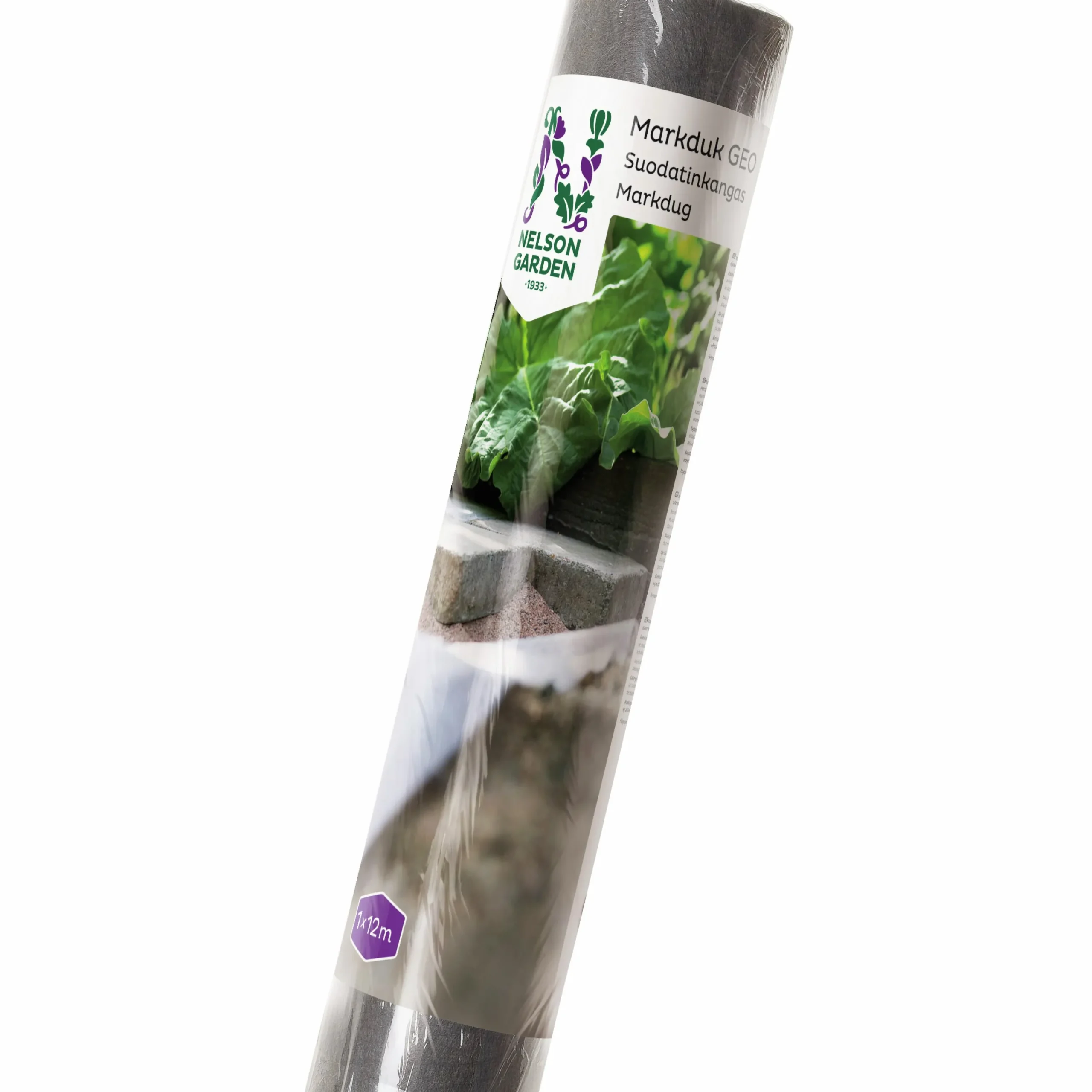 Markduk 100g/m² Svart 1x12m>Nelson Garden Online