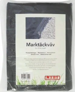 Markduk Nybt Bruk Svart 2x10m>Nyby Hot