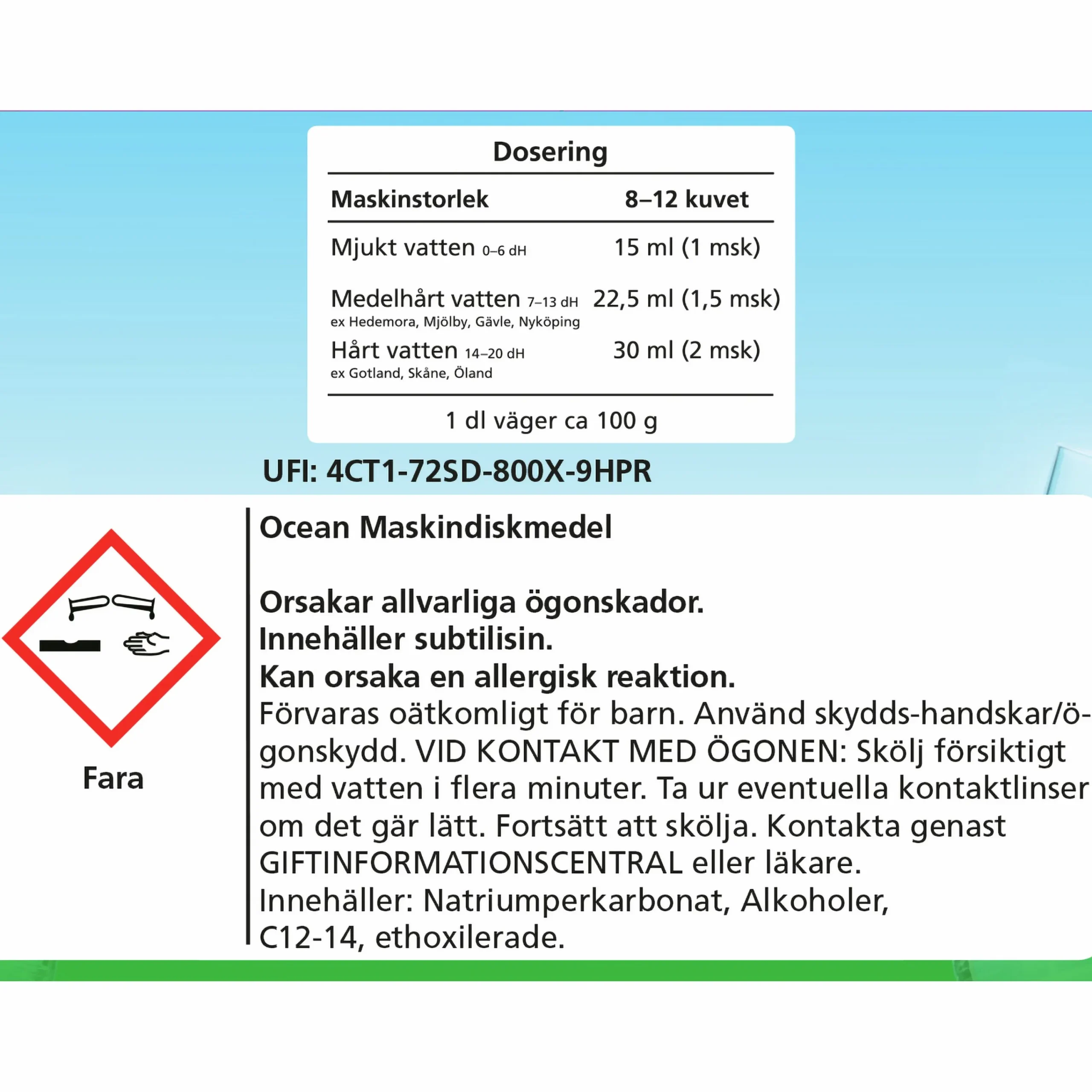 Maskindiskpulver 2,9kg>Ocean Discount