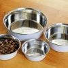 Matskål Heavy Rostfri Vit 270ml>Dogman Outlet