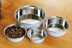 Matskål Heavy Rostfri Vit 270ml>Dogman Outlet