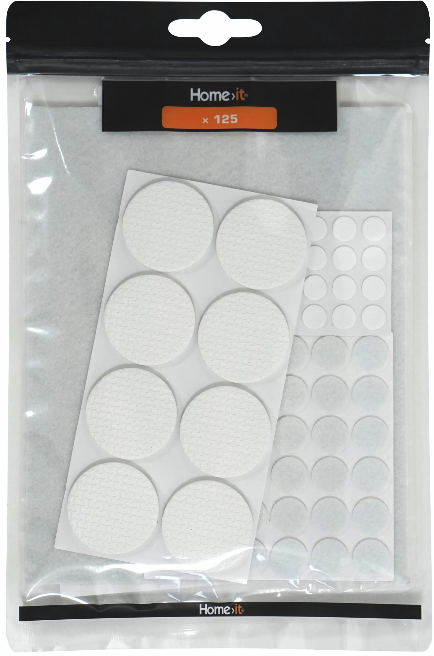 Möbeltassar HomeIT Självhäftande Mixpack vit 125-p>Millarco