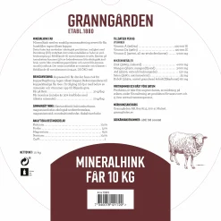 Mineralbalja Får 10kg>Granngården New